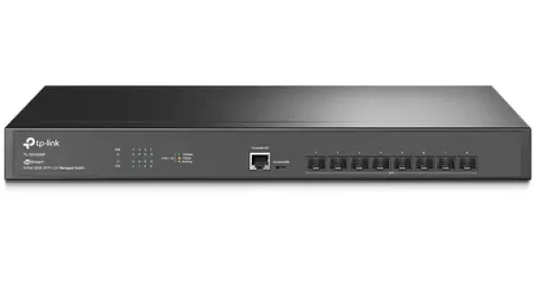 TP-LINK Omada / Switch / L2+ Managed / 8× 10G SFP+ / RJ45/Micro-USB konzola (SX3008F)