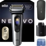 Braun NEVO 11000cc strieborná / Holiaci strojček / Pánsky / Displej / Ovládanie gombíky (917667)