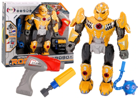 Mamido Skrutkovací robot s vŕtačkou a skrutkovačom so svetlami a zvukmi žltý