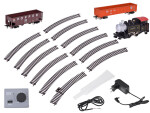Mamido Elektrická vláčik klasická parná lokomotíva s ovládacou jednotkou H0 1:87 RC0643