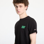 Tričko Tommy Jeans Slim Bubble Print Tee Black S