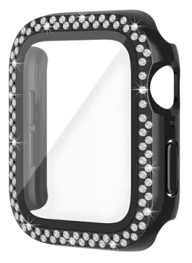 Worryfree Bling Bumper čierna / Puzdro pre Apple Watch / 41 mm (SD18CV-BLK-41)