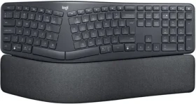 Logitech Wireless K860 Ergo CZ čierna/ Bezdrôtová klávesnica / Ergonomická / BT / USB / CZ layout (920-010108cz)