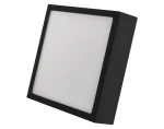 Stropné/nástenné LED osvetlenie Nexxo 17x17 cm, černé čtvercové%