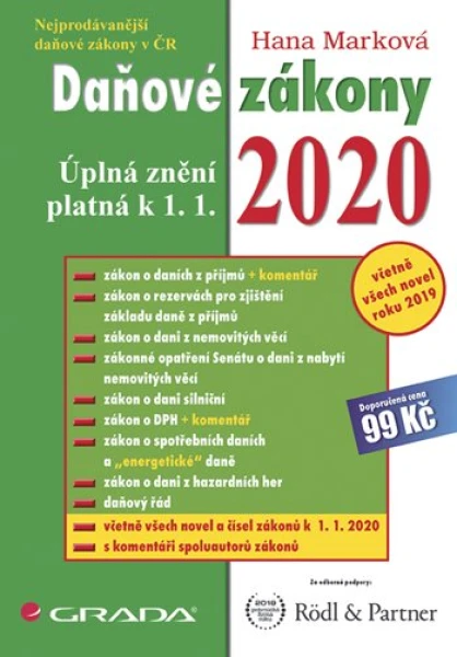 Daňové zákony 2020, Marková Hana