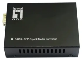 LevelOne Media konvertor RJ45-SFP PoE 60W / Media konvertor / Gigabit Ethernet / SFP / PoE++ / 802.3 AF/at/bt (GVT-2015)