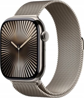 Apple Watch 10 GPS + Cellular 46mm Natural Titanium Milanese Loop M/L Sivý (MWYC3ET/A)