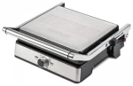 G3Ferrari G10161 strieborná / Kontaktný gril / 2000 W / Doska 29x24 cm / Regulácia teploty (8056095878514)