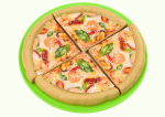 Mamido Súprava Rýchle Občerstvenie Pizza Burgery Hranolky Doplnky pre Deti 24 ks
