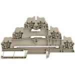 Weidmüller 1718360000 trojitá svorka na DIN lištu 5.10 mm pružinová svorka béžová 50 ks; 1718360000