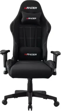 Mercury MRacer herná stolička čierna látková / 127-136cm / látka / 120 kg (1049081)