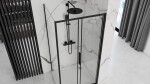 REA/S - Sprchový kút s posuvnými dverami Rapid Slide 130 a pevnou stenou 100 KPL-09864