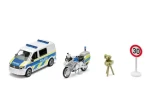 Siku Super - VW T6 policajná dodávka s motorkou BMW