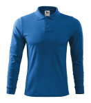 Single J. LS pánske polo tričko azúrovo modré 2XL