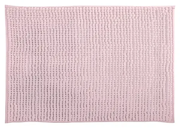 MSV CHENILLE svetlo ružová / Kúpeľňová predložka / mikrovlákno / protišmyková / 50 x 80 cm