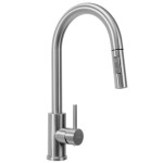 REA REA - Oceľový drez Liam BRUSH NICKEL s kuchynskou batériou KPL-96006
