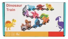 TEDDIES Vláčik s vagónmi Dinosaurus
