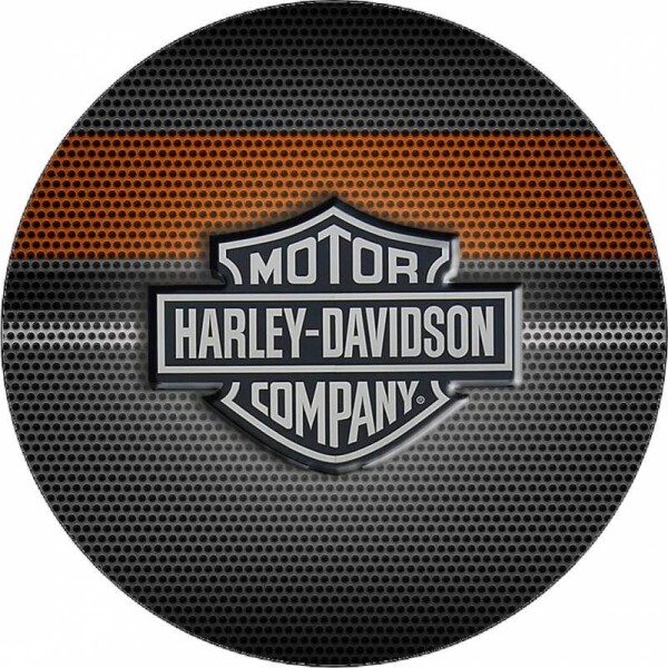 Jedlý papier s logom Harley-Davidson, 19,5 cm - Pictu Hap