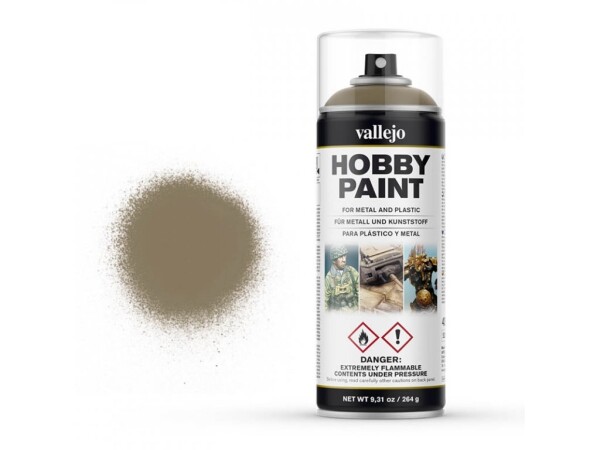 Vallejo Hobby Spray Paint 28009 US Khaki 400 ml