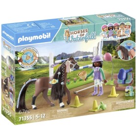 Playmobil® Horses of Waterfall 71355 Zoe amp; Blaze s turnajovým ihriskom