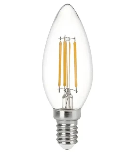 Immax NEO SMART filamentová žiarovka LED E14 C37 4W CCT / stmievateľná / 470 lm / Wi-Fi / TUYA (07807L)