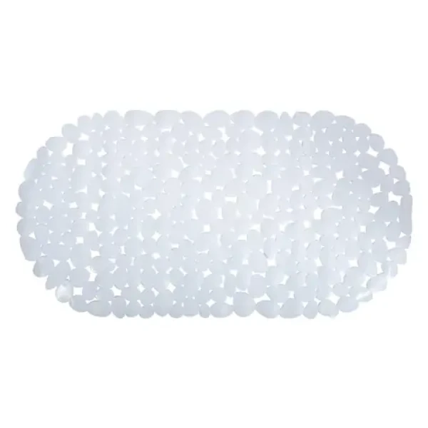 MSV GALETS protišmyková podložka do vane biela / PVC / 99 x 39 cm