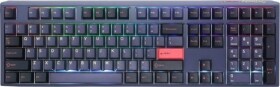 Ducky One 3 Cosmic Blue Gaming Tastatur, RGB LED - MX-Ergo-Clear