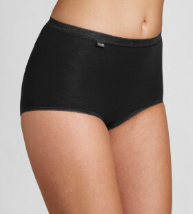 Dámske nohavičky Basic + Maxi 2P čierne - Sloggi BLACK 44