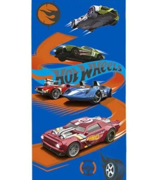 Kids Euroswan Hot Wheels EWA00014HW osuška modrá 70x140