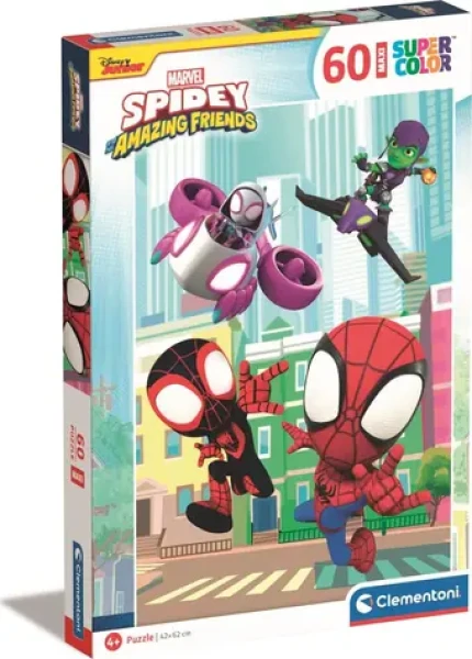 Clementoni PUZZLE MARVEL: Spidey a jeho úžasní priatelia MAXI