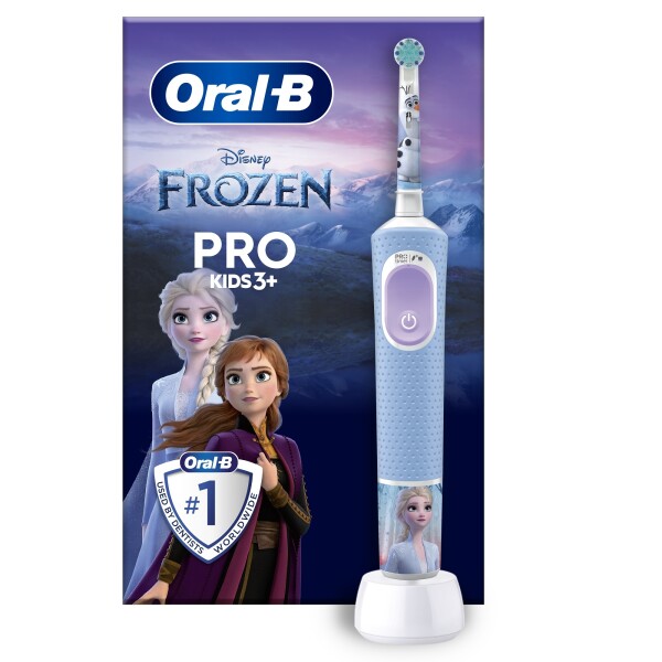 Oral-B Pro Kids 3+ Frozen / Elektrická detská zubná kefka / sonická / 2 režimy / od 3 rokov (Pro Kids 3+ Frozen)