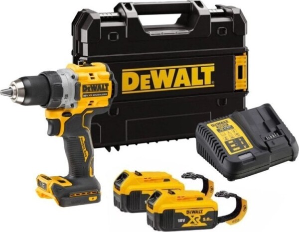 Dewalt DEWALT. SCREWDRIVER 18V DCD800P2T 90Nm 2x5.0Ah BL TSTAK LANYARD READY