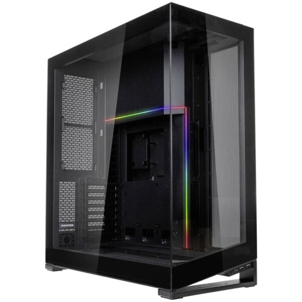 PHANTEKS NV Series NV7 čierna / E-ATX / 2x USB-A 3.2 / 1x USB-C 3.1 / D-RGB / bez zdroja / priehľadná bočnica (PH-NV723TG_DBK01)