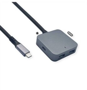 Value VALUE Koncentrator USB 3.2 Gen 2, 4 porty (2x A + 2x C), z kablem przedłużającym, 3 m