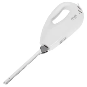 Adler AD 4512 biela / Elektrický nôž / 200 W / 2 nerezové čepele 17 cm / odnímateľné čepele (AD 4512)