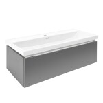 Kúpeľňová skrinka s umývadlom SAT Feel 100x30x44, 8 cm antracit mat SATFEEL100ANTU4 SATFEEL100ANTU4