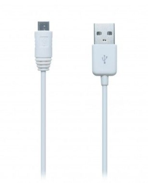 CONNECT IT kábel micro USB - USB 1 m biela (CI-146)