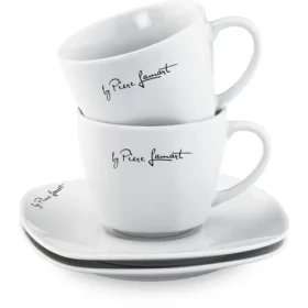 Lamart Dine Sada Šálka+ Podšálka 2+2ks 190ml biela / porcelán (8590669248520)