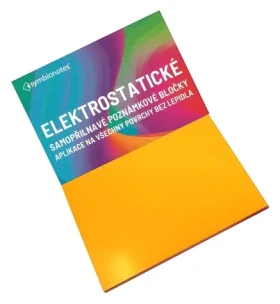 Fellowes SYMBIO Symbionotes oranžová / Elektrostatický bloček / 190 x 100 mm / 100 listov (SYNT190100OR100)