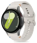 Tech-Protect Silicone Sport béžová / Remienok / pre Samsung Galaxy Watch 4/5/5 Pro/6/7/FE