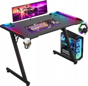 Defender Biurko gamingowe Defender GAMER čierne RGB Pre gracza