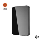 FIXED Powerbanka MagZen 5 Crystal s bezdrôtovým nabíjaním so štandardom Qi2 a podporou MagSafe 5 000 mAh čierna (FIXZENMC-5-BK)