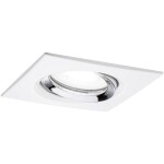 Paulmann Nova Plus vstavané svietidlo do kúpeľne LED GU10 6 W IP65 biela (matná), chróm; 93674