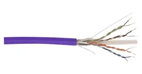 Digitus CAT 6 F-UTP fialový / Inštalačný kábel / 100 m / AWG 23/1 / 250 MHz / Eca (DK-1623-VH-1)