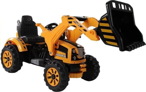 Lean Toys elektrický traktor s naberačkou 2020 žltá