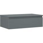 MEXEN/S - Orio kúpeľňová skrinka pod umývadlo 80 cm s doskou, 1 šuplík, grafit mat 91A10-08023-1-BFC66
