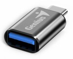 GENIUS ACC-C2A redukcia z USB-C M na USB-A F sivá (32590002400)