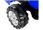 Mamido Detský elektrický traktor Power s radlicou modrý