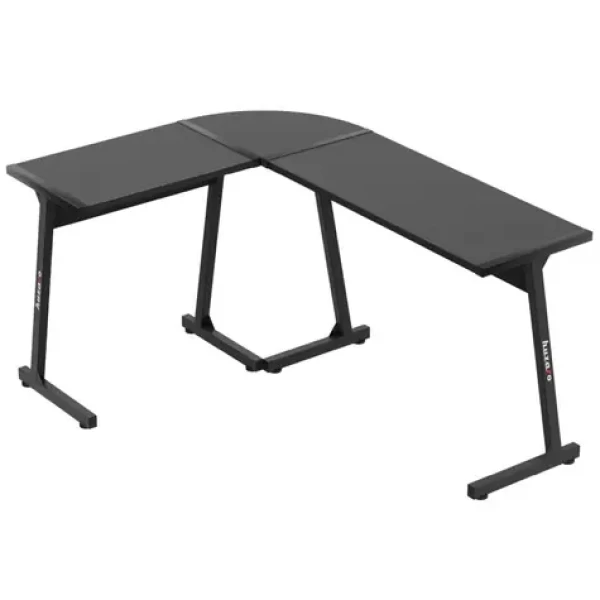 Huzaro Hero 6.0 / Rohový herný stôl / 112 x 147 cm / pravá aj ľavá montáž (HZ-HERO 6.0 BLACK)