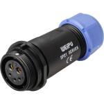 Weipu SP2111 / S 5B II guľatý faston, 1 ks; SP2111 / S 5B II